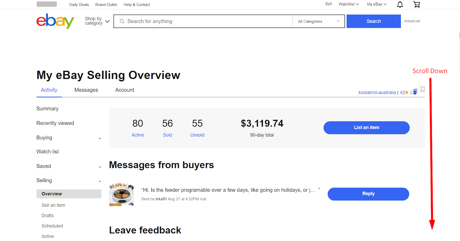 eBay Sales 6